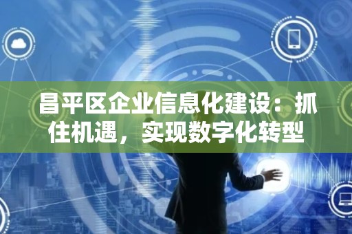 昌平区企业信息化建设：抓住机遇，实现数字化转型