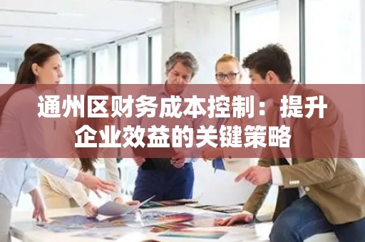 通州区财务成本控制：提升企业效益的关键策略