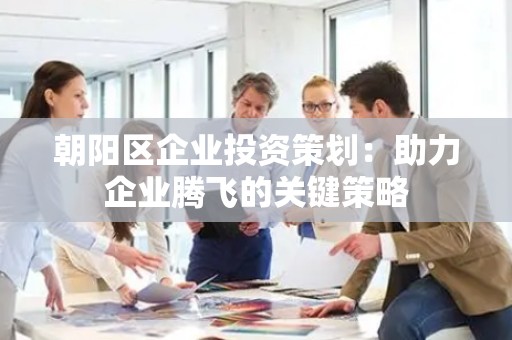 朝阳区企业投资策划：助力企业腾飞的关键策略