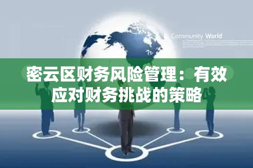 密云区财务风险管理：有效应对财务挑战的策略