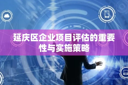 延庆区企业项目评估的重要性与实施策略