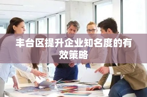 丰台区提升企业知名度的有效策略