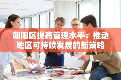 朝阳区提高管理水平：推动地区可持续发展的新策略