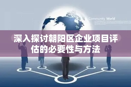 深入探讨朝阳区企业项目评估的必要性与方法