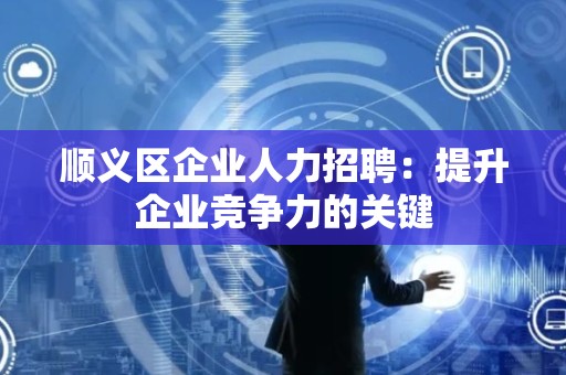 顺义区企业人力招聘：提升企业竞争力的关键