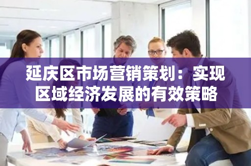 延庆区市场营销策划：实现区域经济发展的有效策略