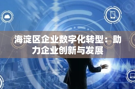海淀区企业数字化转型：助力企业创新与发展
