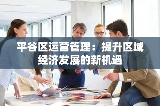 平谷区运营管理：提升区域经济发展的新机遇